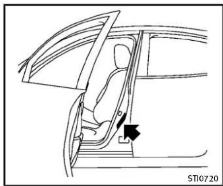 INFINITI Q70 (2013) - NUMÉROD'IDENTIFICATIONDUVÉ-HICULE(numérodechâssis) - 4