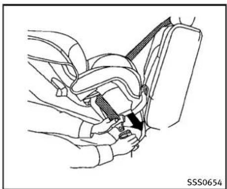 INFINITI Q70 (2013) - INSTALLATIOND'UNDISPOSITIFDE RETENUEPOURENFANTSORIENTÉ VERSL'ARRIÈREAVECSYSTÈME LATCH - 7