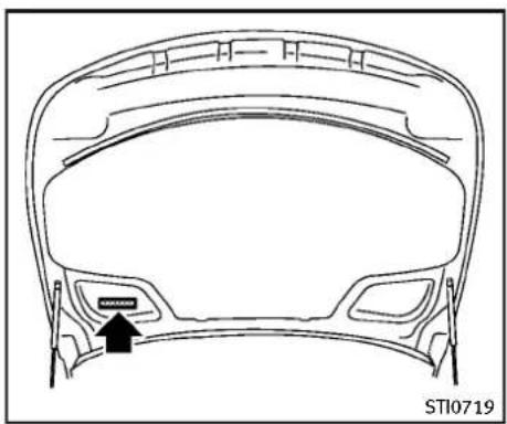 INFINITI Q70 (2013) - NUMÉROD'IDENTIFICATIONDUVÉ-HICULE(numérodechâssis) - 3