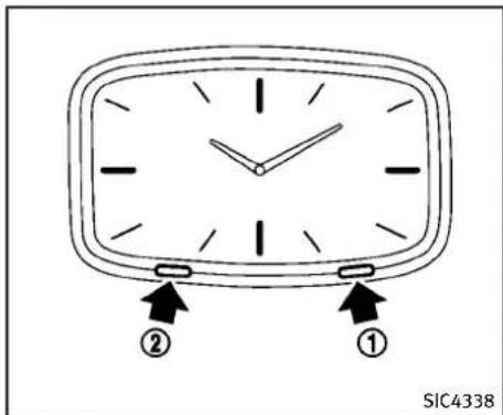 INFINITI Q70 (2013) - HORLOGE - 1