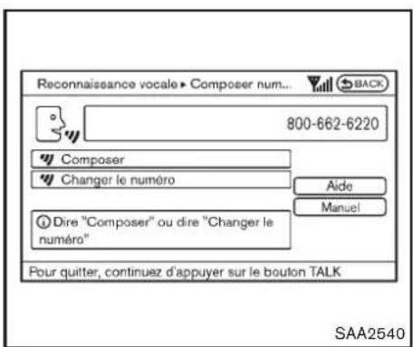 INFINITI Q70 (2012) - Exemplesdecommandesvocales - 7