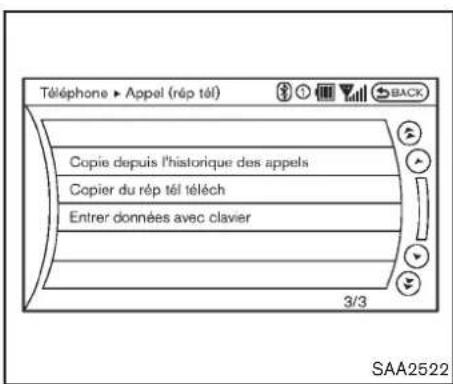 INFINITI Q70 (2012) - APPEL(réptél) - 2