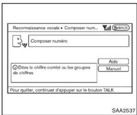 INFINITI Q70 (2012) - Exemplesdecommandesvocales - 4