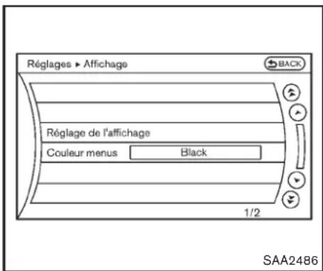 INFINITI Q70 (2012) - Autresréglages(modèlesavec systèmedenavigation) - 1