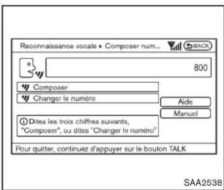 INFINITI Q70 (2012) - Exemplesdecommandesvocales - 5