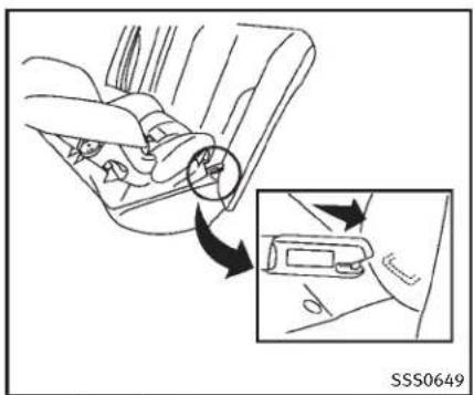 INFINITI QX50 (2014) - INSTALLATIOND'UNDISPOSITIFDE RETENUEPOURENFANTSORIENTÉ VERSL'ARRIÈREAVECSYSTÈME LATCH - 2