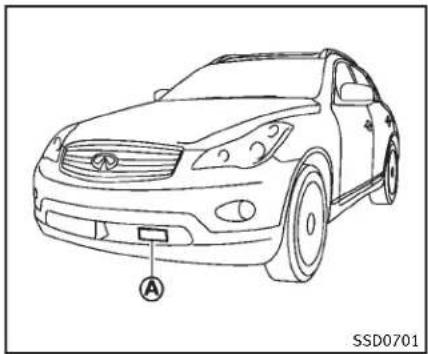 INFINITI QX50 (2014) - MODEDECONTRÔLEDEDISTANCE D'UNVÉHICULEÀL'AUTRE - 1
