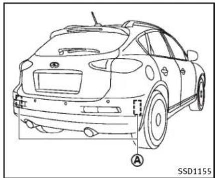 INFINITI QX50 (2014) - SYSTÈMED'AVERTISSEMENTD'ANGLE MORT(BSW)(silevéhiculeenestéquipé) - 1