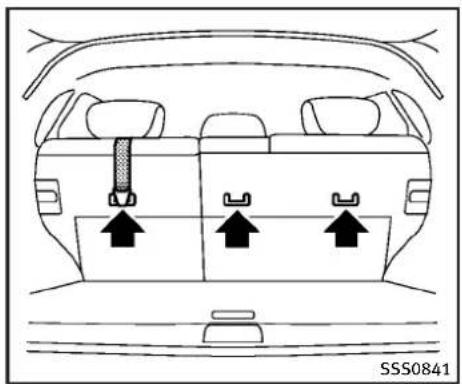 INFINITI QX50 (2013) - Installationd'undispositifderete-nuepourenfantsavecancrage LATCH - 2