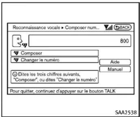 INFINITI QX50 (2013) - Exemplesdecommandesvocales - 5