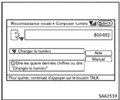 INFINITI QX50 (2013) - Exemplesdecommandesvocales - 6