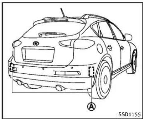 INFINITI QX50 (2013) - SYSTÈMED'AVERTISSEMENTD'ANGLE MORT(BSW)(silevéhiculeenestéquipé) - 1
