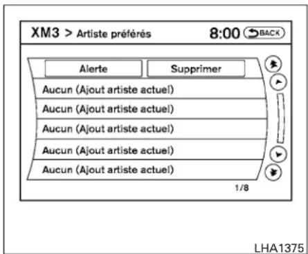 INFINITI QX60 (2013) - Text(texte, radiosatelliteSiriusXM)(modèlessanssystèmedenavigation): - 1