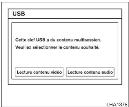 INFINITI QX60 (2013) - Brancherunappareildanslaprise d'entréeUSB - 1