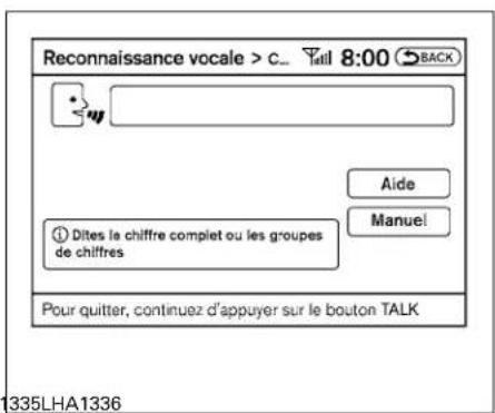 INFINITI QX60 (2013) - Exemple1—Compositiond'unappelau numérodetéléphone800662-6200: - 3