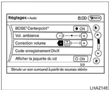 INFINITI QX60 (2013) - BoutonVOL/ON-OFF(volume,en fonction/horsfonction) - 3