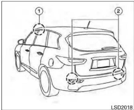 INFINITI QX60 (2013) - AVERTISSEMENT - 1