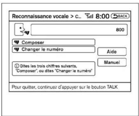 INFINITI QX60 (2013) - Exemple1—Compositiond'unappelau numérodetéléphone800662-6200: - 4