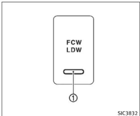 INFINITI FX35 (2011) - INTERRUPTEURD'AVERTISSEMENTDE DÉPORTDECOULOIR(LDW)(silevéhicule enestéquipé) - 1