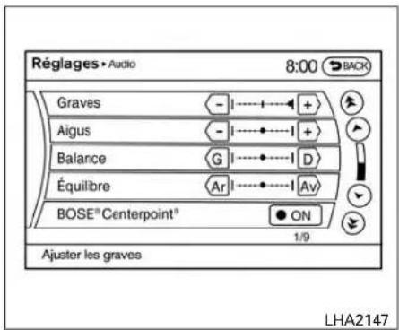 INFINITI QX60 (2014) - BoutonVOL/ON-OFF(volumeetmarche-horsfonction) - 2