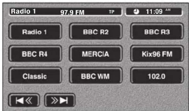 Radio 1 97.9 FM TP 11:09 AM Radio 1 BBC R2 BBC R3 BBC R4 MERCIA Kix96 FM Classic BBC WM 102.0