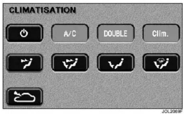 CLIMATISATION A/C DOUBLE Clim. JOL2069F