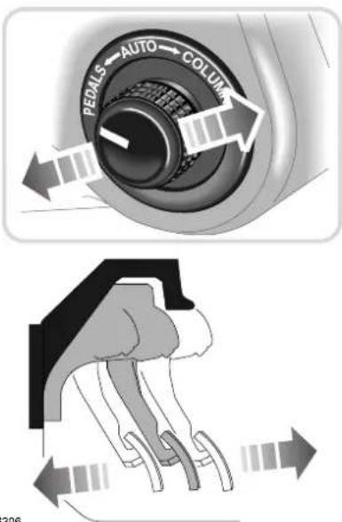 JAGUAR XJ (2000) - PEDAL ADJUSTMENT - 2