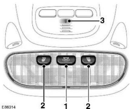JAGUAR XJ (2000) - Interior Lighting - 1