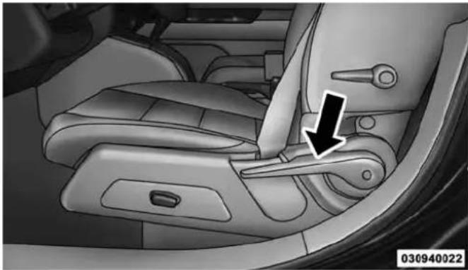 JEEP Compass (2014) - Driver's Seatback Recline - 1