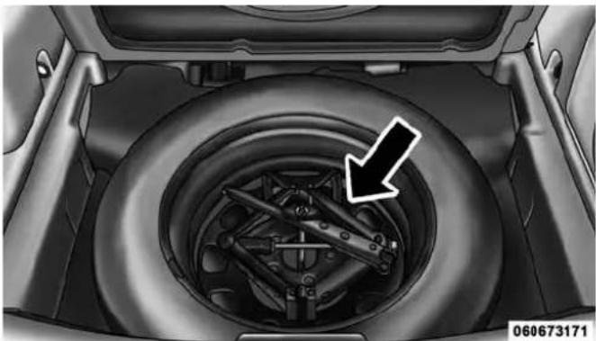 JEEP Compass (2014) - Jack Location - 1
