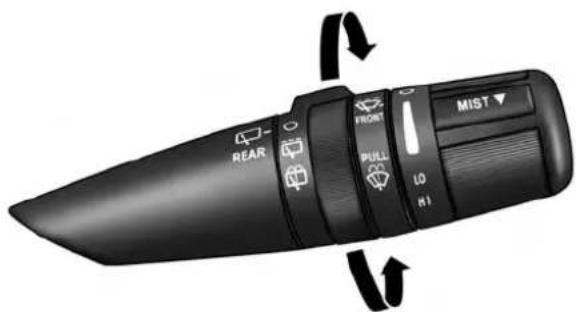 JEEP Compass (2014) - Rear Window Wiper/Washer - 1