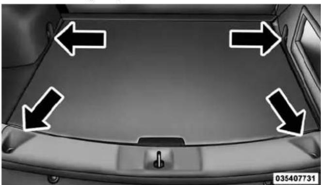 JEEP Compass (2014) - Cargo Tie-Down Loops - 1