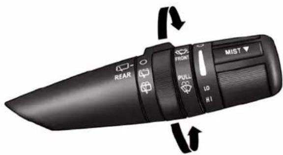 REAR FRONT MIST PULL LO HI