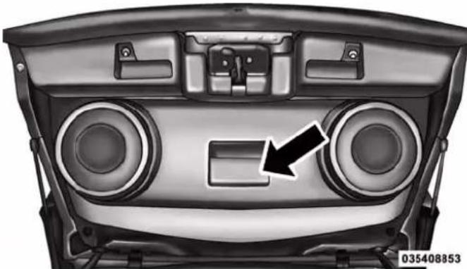 JEEP Compass (2013) - Fold Down Speakers — If Equipped - 1