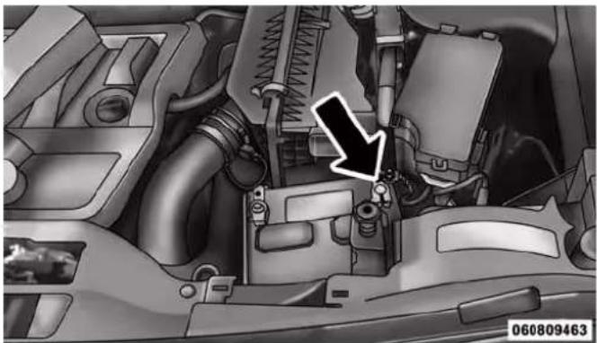 JEEP Compass (2013) - Preparations For Jump-Start - 2