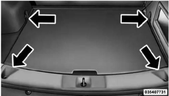 JEEP Compass (2013) - Cargo Tie-Down Loops - 1