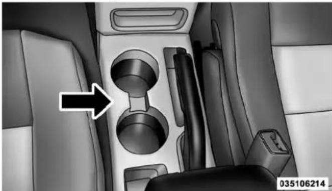 JEEP Compass (2013) - CUPHOLDERS - 1