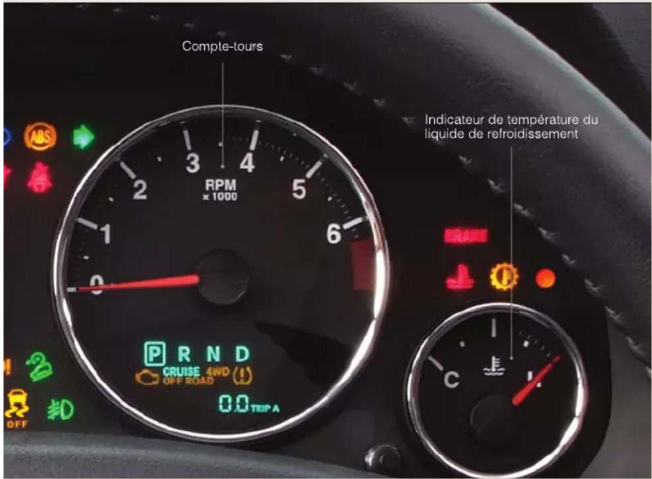 JEEP Compass (2012) - APERÇUDESCOMMANDES - 1