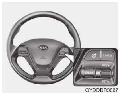 KIA Forte5 (2014) - WARNING - Misuse of Cruise Control or Cruise Control Misuse - 1