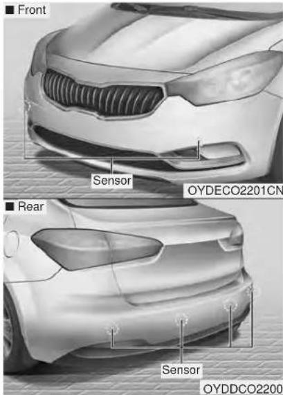 KIA Forte5 (2014) - PARKING ASSIST SYSTEM (IF EQUIPPED) - 1