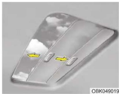 KIA Forte5 (2014) - CAUTION - Sunroof - 1