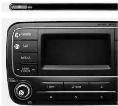 KIA Forte5 (2014) - TUNE knob - 1