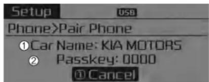 KIA Forte5 (2014) - Pairing PHONE Key or the Steering Remote Controller - 2