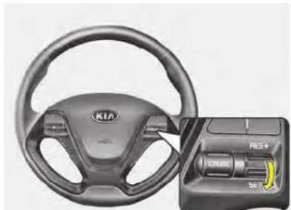 KIA Forte5 (2014) - To decrease the cruising speed: - 1