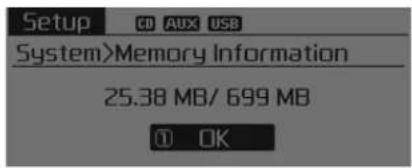 KIA Forte5 (2014) - Memory Information - 1