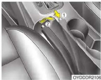 KIA Forte5 (2014) - CAUTION - Parking brake - 1