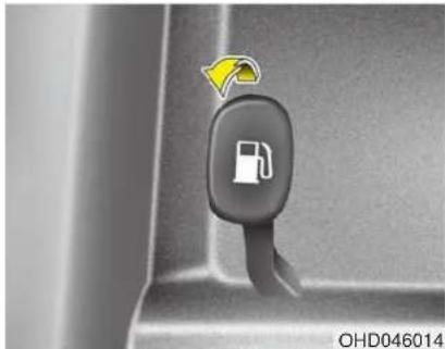 KIA Soul (2013) - VOLET DU RÉSERVOIR DE CARBURANT - 1