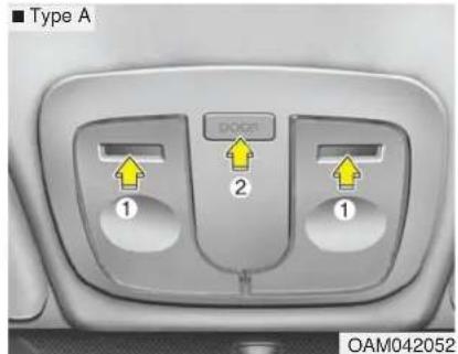 KIA Soul (2013) - AVERTISSEMENT -Eclairage intérieur - 1