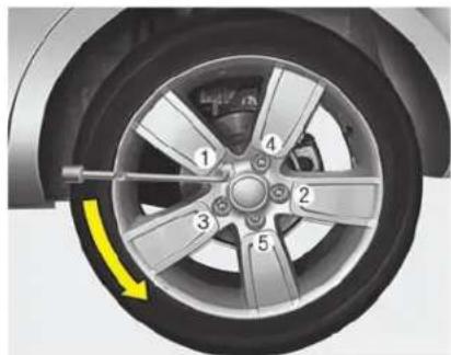 KIA Soul (2013) - Sortir et ranger la roue de secours - 3