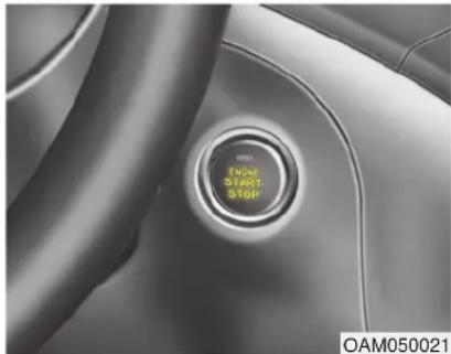 KIA Soul (2013) - BOUTON DE DÉMARRAGE/ARRÊT DU MOTEUR (SI ÉQUIPÉ) - 1